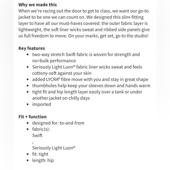 lululemon athletica In Flux Reversible Jacket size 4 - Picture 3 of 13